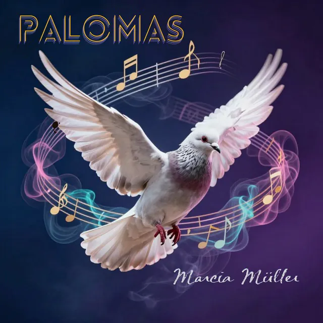 Tapa del EP Palomas, de Marcia Müller